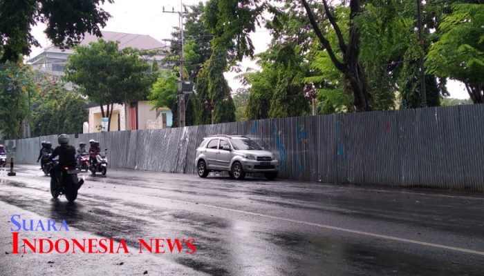 DPRKP Belum Pastikan Kapan Dibukanya Alun alun Lamongan