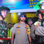 Meski Hujan Mengguyur Pengamanan Tahun Baru di Lumajang Berjalan Sukses