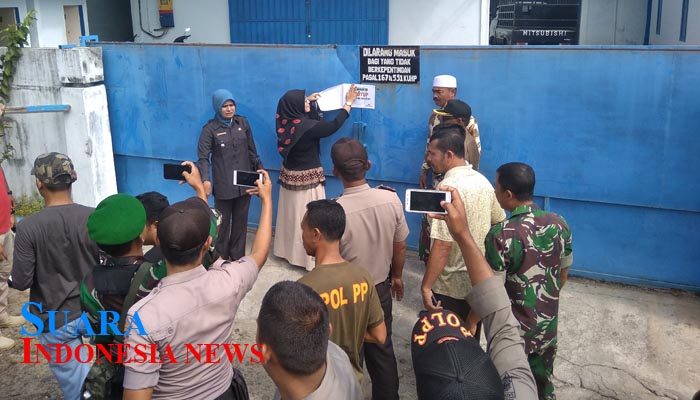 Diduga ‘Kangkangi’ Aturan, KP2T Abdya Segel PAMDK Ie Dikila