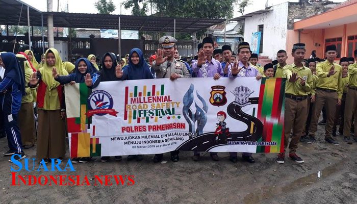 Sosialisasi Millennial Road Safety Festival oleh Satlantas Polres Pamekasan