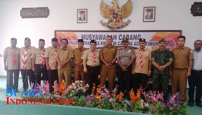 Asisten III Buka Muscab Pramuka Kwartir Cabang Aceh Timur