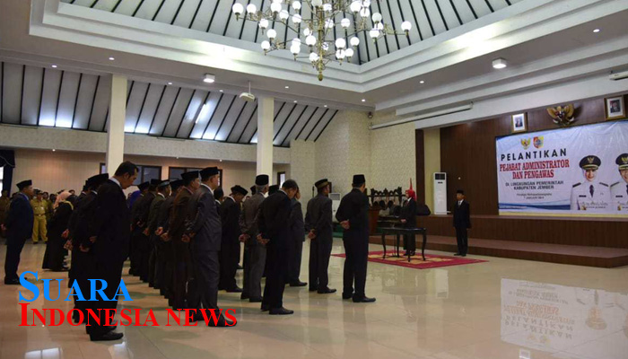 Bupati Jember Lantik 40 Pejabat