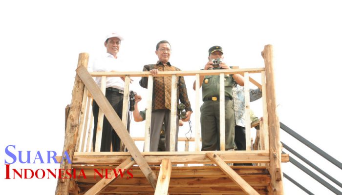 Waaster KSAD dan Menteri Amran Sulaiman, Tinjau Lokasi Panen Raya di Tuban