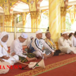 Wabup sambut kedatngan jamaah umroh di Masjid Roudhotul Muchlisin