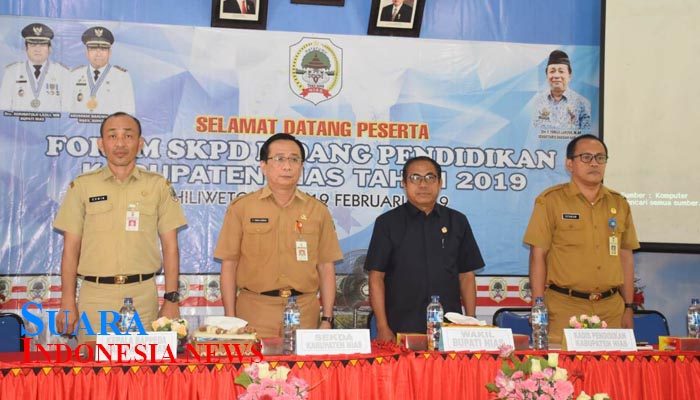 Forum SKPD Bidang Pendidikan Kabupaten Nias Dilaksanakan, Berikut Target Capaian Pemerintah 12 Forum SKPD Bidang Pendidikan Kabupaten Nias Dilaksanakan, Berikut Target Capaian Pemerintah