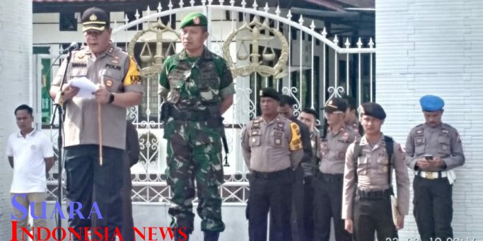 Apel Gelar Pasukan, TNI-POLRI Ingin Wujudkan Kamdagri