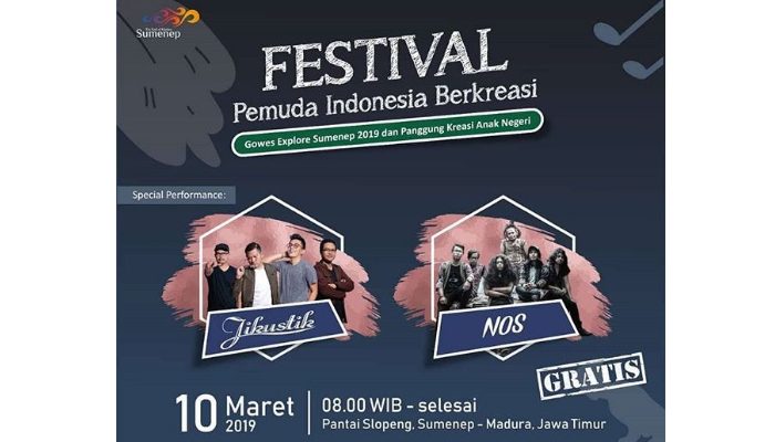 Band Jikustik dan NOS, Bakal Semarakkan Launching Visit Sumenep 2019