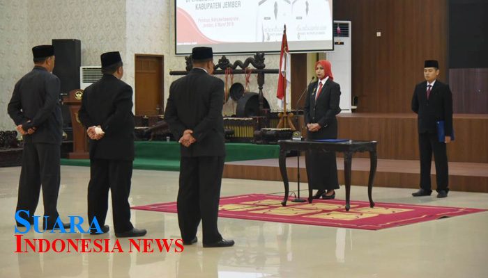 Bupati Faida Lantik 4 Pejabat Baru 9 Bupati Faida Lantik 4 Pejabat Baru