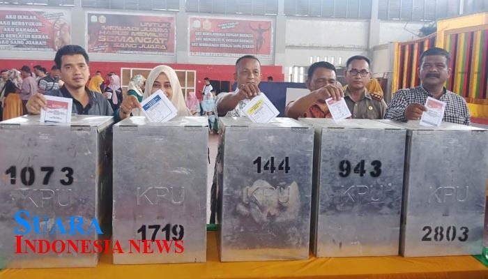 KIP Aceh Simulasi Pemungutan dan Rekapitulasi Suara Di TPS