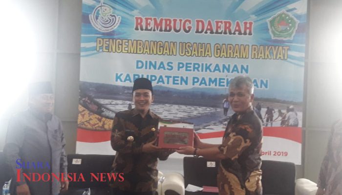 Bupati Pamekasan Hadiri Sosialisasi Pengembangan Usaha Garam Rakyat