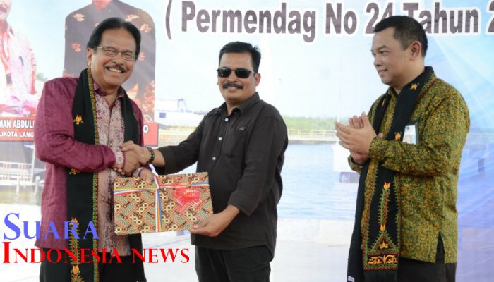 Pelabuhan Kuala Langsa Diresmikan, Walikota Sampaikan Terima Kasih Kepada Presiden