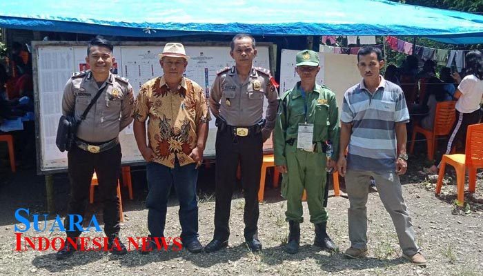 Kapolsek Hiliduho Nyatakan Situasi Aman di TPS Se-Kecamatan Hiliduho