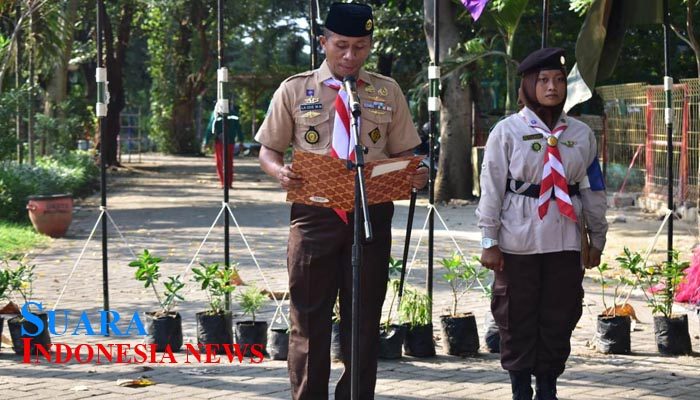 Wujudkan Generasi Penerus yang Tangguh, Dandim Surabaya Timur Bekali Peserta Saka Wira Kartika