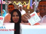 Bupati Aceh Timur Nyoblos Di TPS 01 Keude Aceh