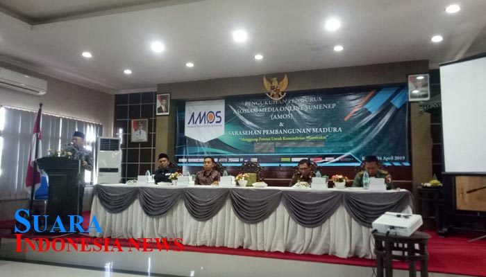 Dipengukuhan Pengurus Amos, Bupati Sumenep: Jika Ada OPD yang Mempersulit Saya Akan Pindah