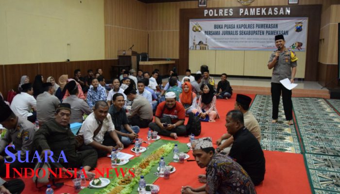 Polres Pamekasan Gelar Bukber Jurnalis se Kabupaten Pamekasan