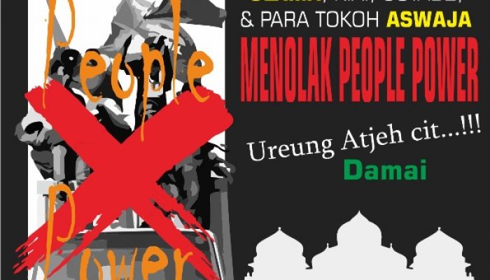 Sipil Aceh Serukan Pemilu Damai