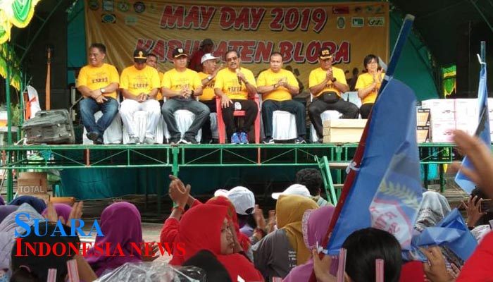 May Day di Blora, dari Jalan Sehat, Ngopi Bareng Hingga Diskusi Bersama Forkompinda