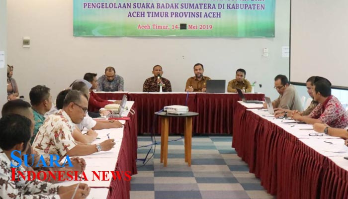Bupati Aceh Timur Dukung Suaka Badak 1 cs