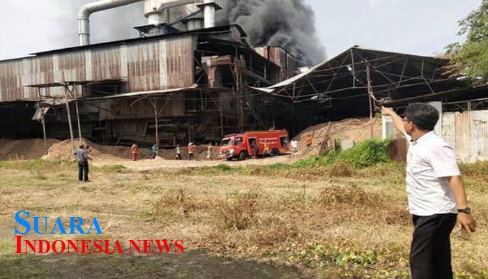 Pabrik Gula Sragi Kabupaten Pekalongan Terbakar