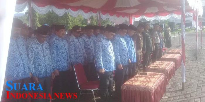 Sekda Pimpin Upacara Hari Lahir Pancasila