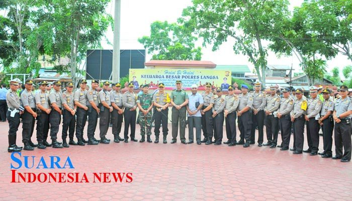 Polres Langsa Gelar Halal Bi Halal di Hari Raya Idul Fitri 1440 H