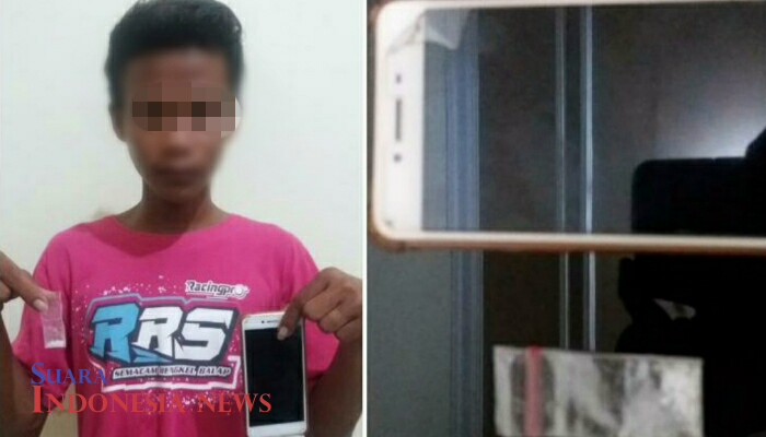 Terjebak Transaksi Sabu, Remaja Asal Gadingrejo Diciduk Polisi 1 IMG 20190701 224522