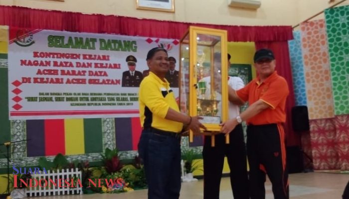 Kejari Abdya, Sabet Juara Umum di POR HBA Ke-59