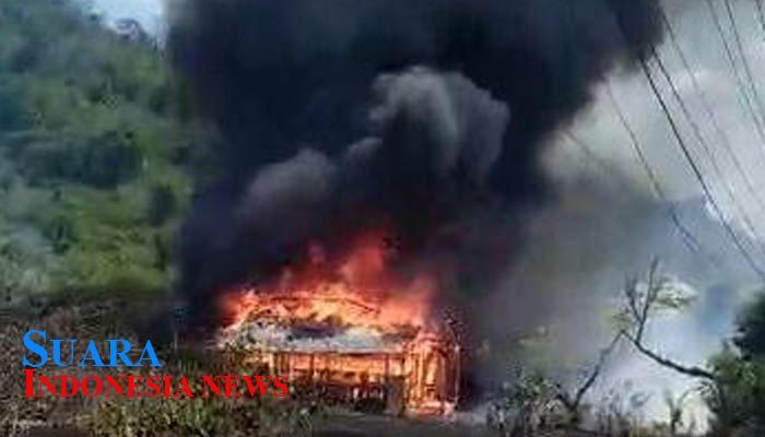 Belum Diketahui Penyebabnya, Lahan Perhutani Sumenep Terbakar