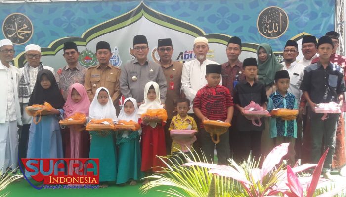 PWRI Bersama Takmir Masjid Agung Asy-Syuhada’ Santuni 1480 Anak Yatim