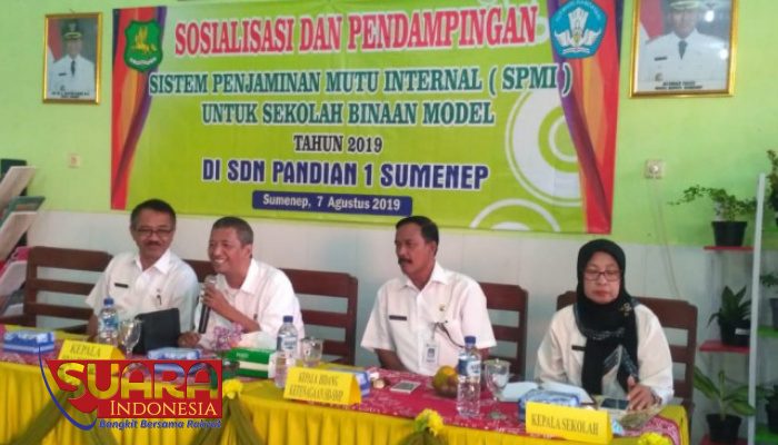 Tingkatkan Mutu Pendidikan, Disdik Sumenep Sosialisasi Sekolah Imbas Tingkat Pendidikan Dasar