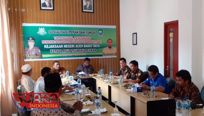 Pembebasan Tanah Molor, RSUTP MoU dengan TP4D Kejari Abdya