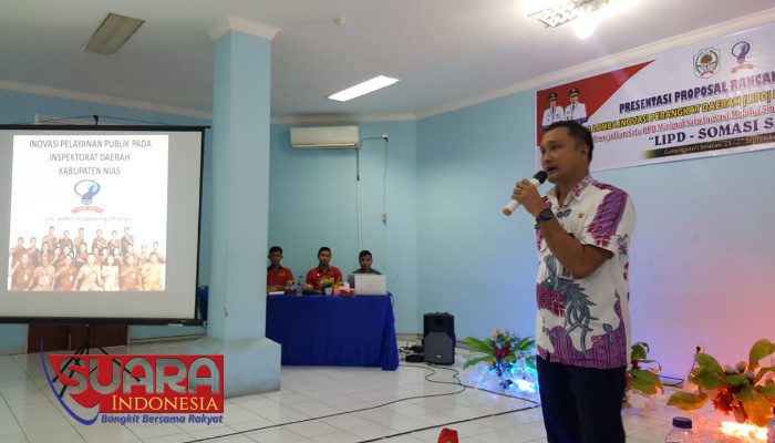 Dilomba Inovasi Perangkat Daerah, Inspektorat Kabupaten Nias Presentasi “Kipas Emas”