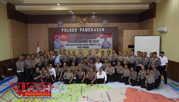 Jelang Pilkades, Polres Pamekasan Gelar TFG Operasi Mantap Praja Ronggosukowati 7 Jelang Pilkades, Polres Pamekasan Gelar TFG Operasi Mantap Praja Ronggosukowati