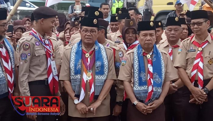 Gubernur Jambi Fachrori Umar Hadiri Pembukaan Kegiatan Persami SMPN 3 Batang Hari