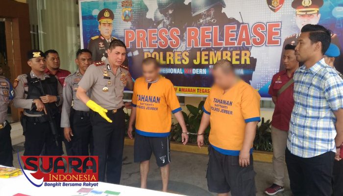 Asik Pesta Sabu, Pengusaha Toko Oleh-oleh di Jember Ditangkap Polisi