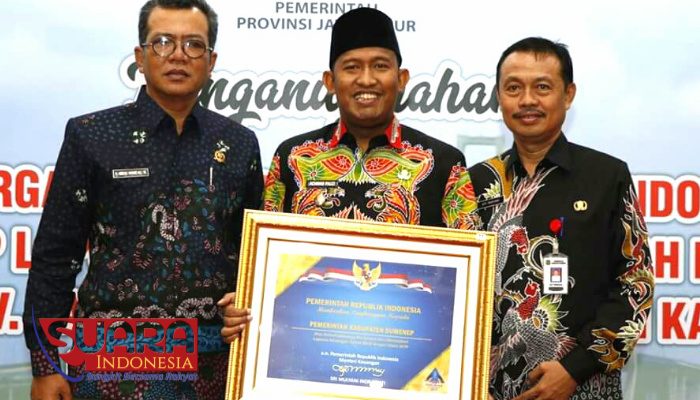 Pemkab Sumenep Terima Penghargaan WTP dari Pemerintah RI