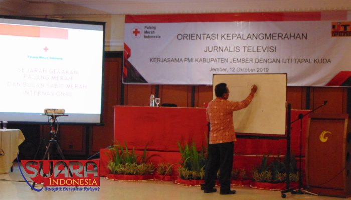 Diklat Kepalangmerahan Jadi Pembuka Raker IJTI Tapal Kuda