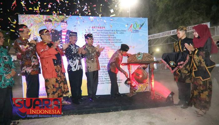 Resmikan Rangkaian Hari Jadi Pamekasan Ke 489, Ini Harapan Wabup Raja’e