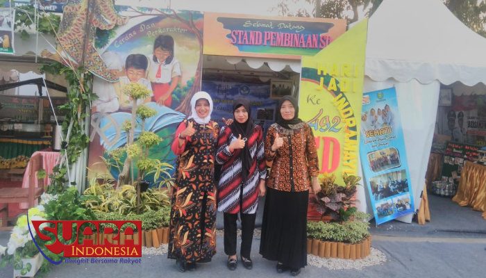 Ikut Meriahkan Hari Jadi Indramayu ke-492, SDN Paoman IV Buka Stand Pembinaan SD
