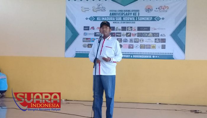 Agar Tidak Punah, Wabup Sumenep Ajak Masyarakat Lestarikan Burung Lovebird