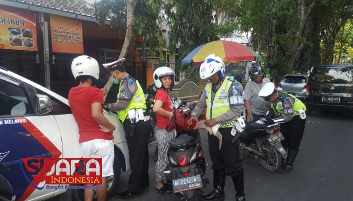 Sehari Gelar Operasi Zebra Semeru, Satlantas Polres Pamekasan Tindak 205 Pelanggar