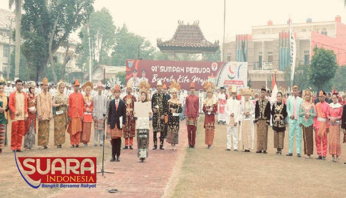 Nuansa Pakaian Adat, ASN Hingga Pelajar di OKI Ikrarkan Persatuan