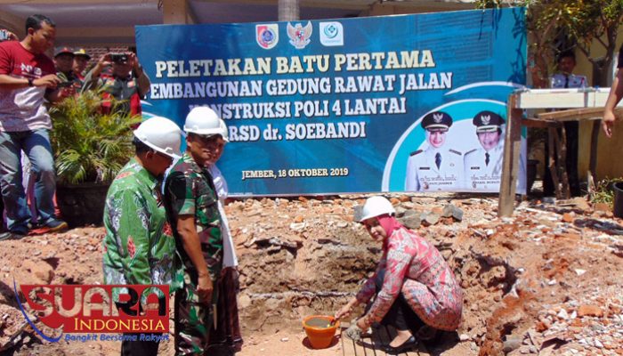 Bupati Jember Resmikan Pembangunan Gedung Rawat Jalan RSD. dr. Soebandi