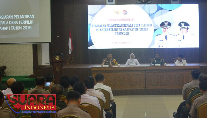 Rapat koordinasi persiapan pelantikan kades