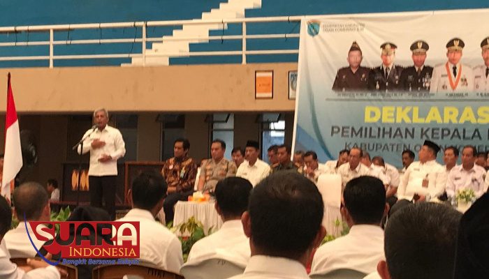 Deklarasi Damai, Calon Kades di OKI Janji Siap Kalah-Menang
