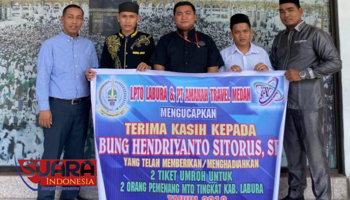 Hendriyanto Sitorus Berangkatkan Umrah Ketanah Suci Makkah Dua Juara Hafizh Al – Quran