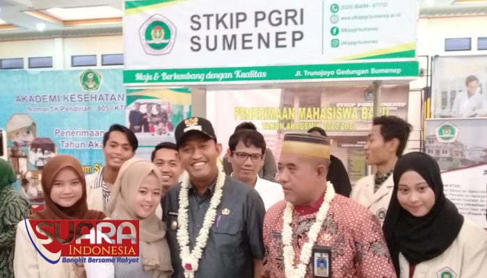 Dipameran Pendidikan MGBK, Ribuan Siswa Padati Stan STKIP PGRI Sumenep
