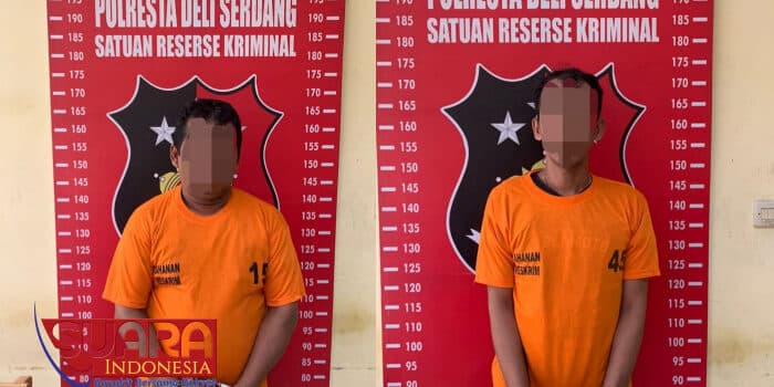Personel Jatanras Polresta Deli Serdang Amankan 2 Pelaku Judi Togel di Tanjung Morawa