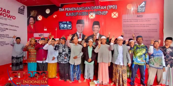 Pilpres 2024, TPD Ganjar Mahfud Sumenep Target Peroleh Suara 49,3 Persen